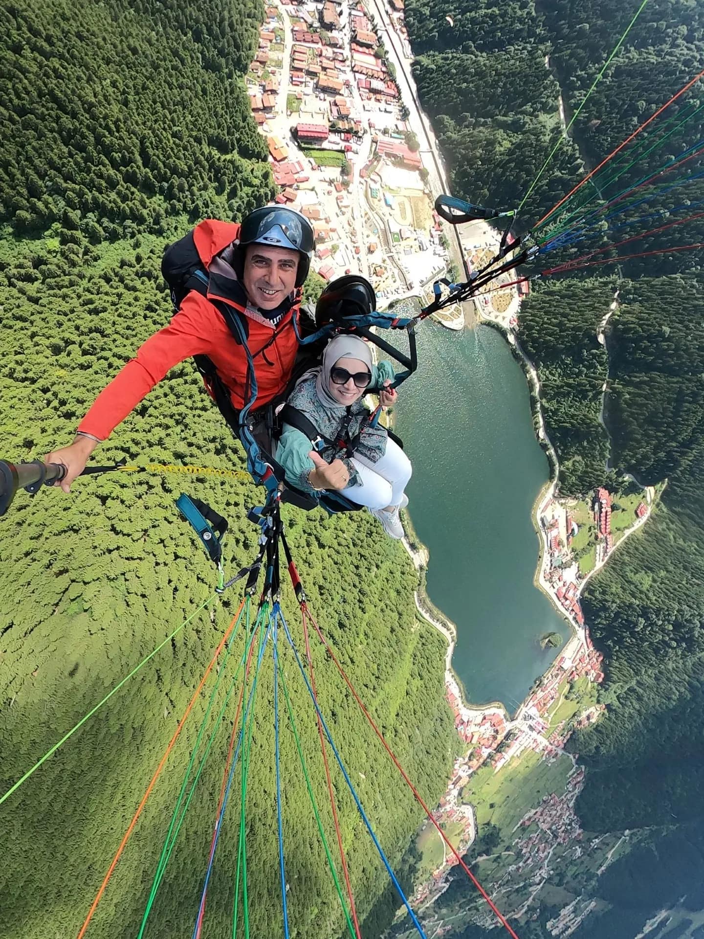 Uzungöl yamaç paraşütü tandem uçuş 8