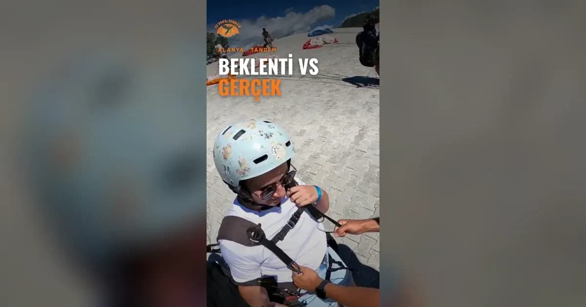 Yamaç paraşütü: beklenti vs gerçek (Alanya, 3.500 TL / 65 €)