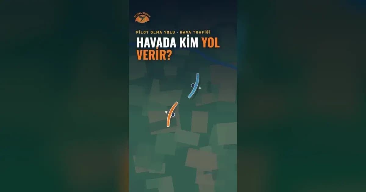 Havada iki pilot karşılaşırsa kim yol verir?
