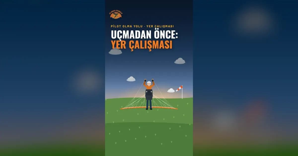 Uçmadan önce kanadı yerde evcilleştirmek: yer çalışması
